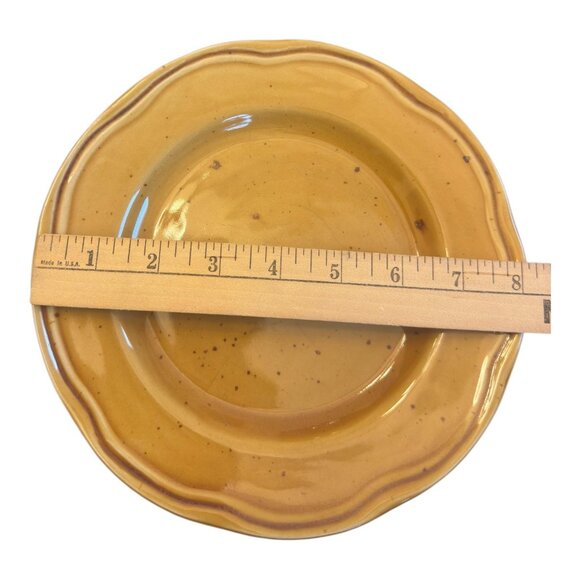 Set Of 6 Sabatier Cannes Stoneware Salad Plates 8" Microwave & Dishwasher Safe - Picture 3 of 6